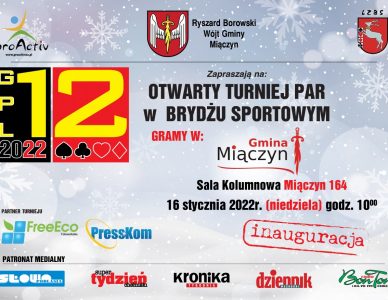 TURNIEJ PAR W BRYDŻU SPRTOWYM