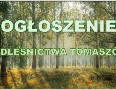 ZAKUP GRUNTÓW PRZEZ NADLEŚNICTWO TOMASZÓW
