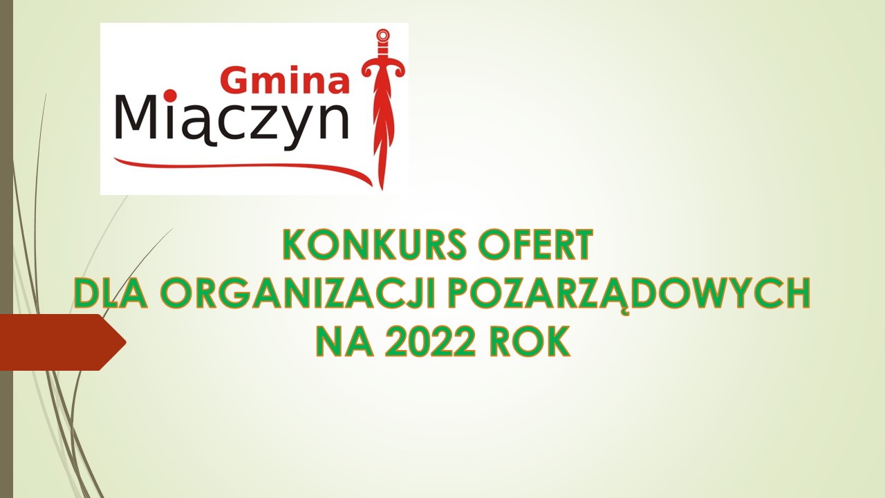 OGŁOSZENIE O KONKURSIE